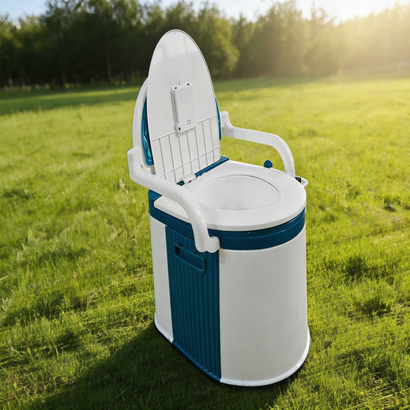 Portable Camping Toilet with Removable Inner Bucket — thumbnail 6