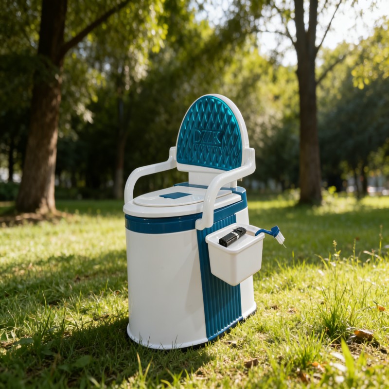 Portable Camping Toilet with Removable Inner Bucket — thumbnail 7