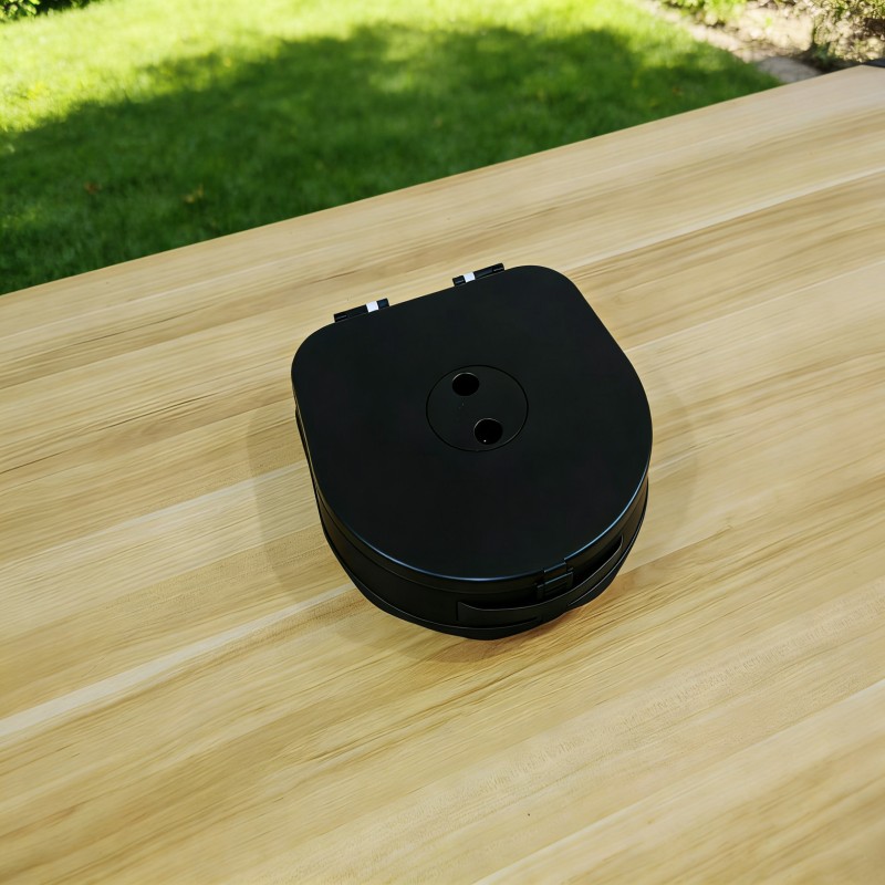 Ground-Level Garden Waste Bin with Hinged Lid — thumbnail 4