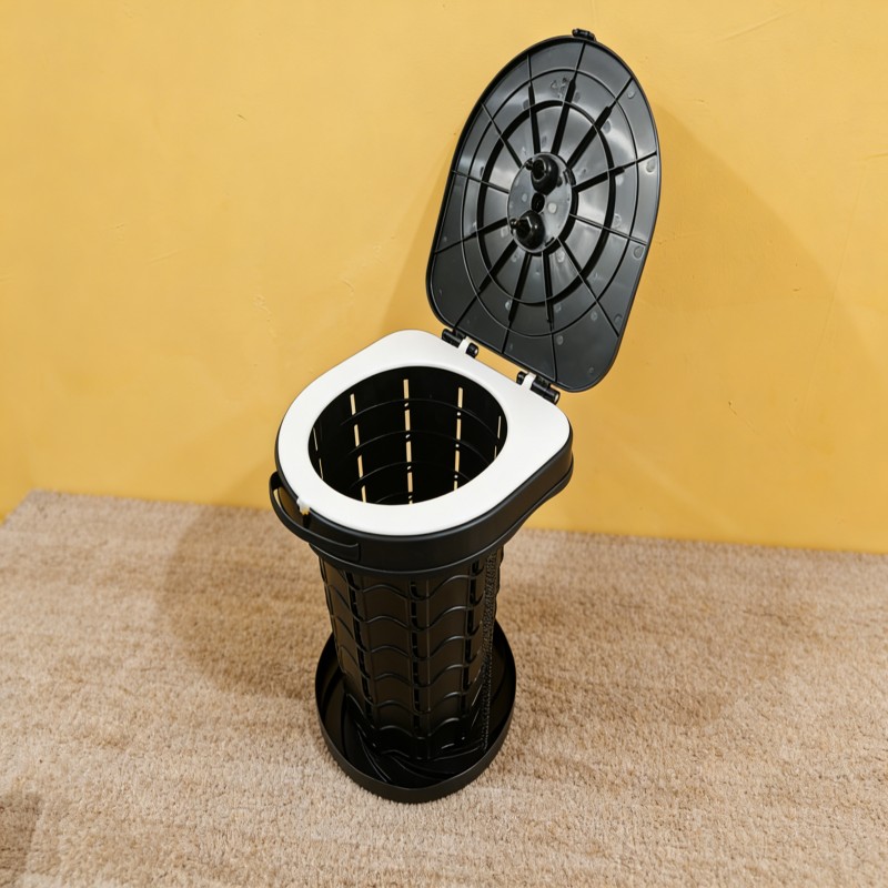 Ground-Level Garden Waste Bin with Hinged Lid — thumbnail 6