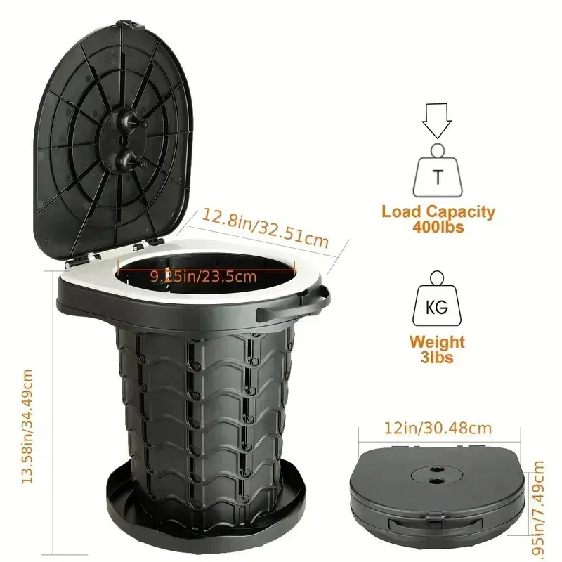 Ground-Level Garden Waste Bin with Hinged Lid — thumbnail 8