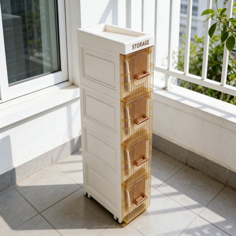 Slim Rolling Storage Cart for Bathroom and Kitchen — thumbnail 27