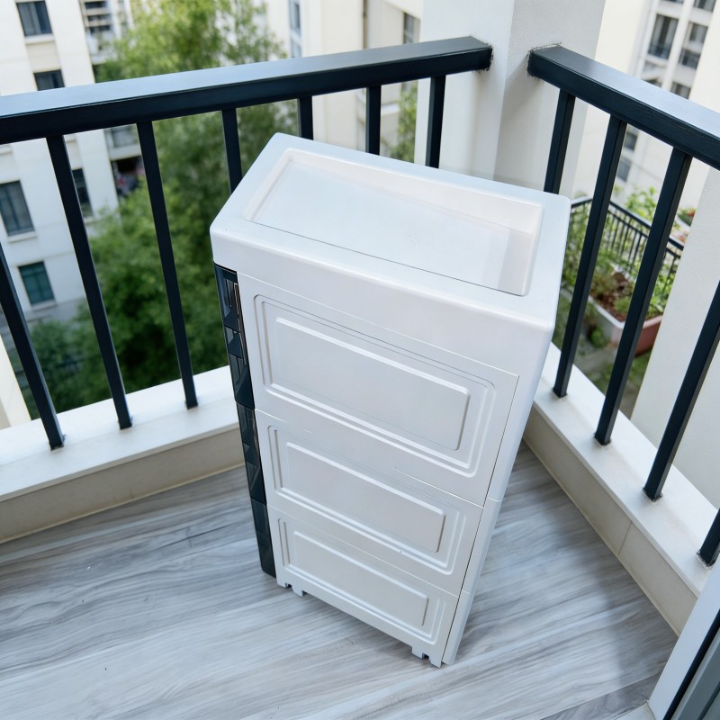 Slim Rolling Storage Cart for Bathroom and Kitchen — thumbnail 6