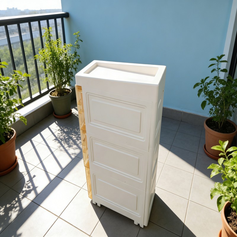 Slim Rolling Storage Cart for Bathroom and Kitchen — thumbnail 15