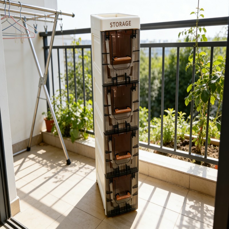 Slim Rolling Storage Cart for Bathroom and Kitchen — thumbnail 19