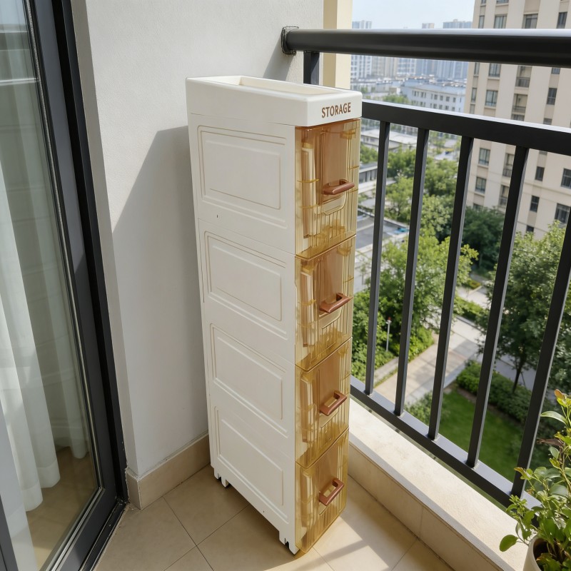 Slim Rolling Storage Cart for Bathroom and Kitchen — thumbnail 28