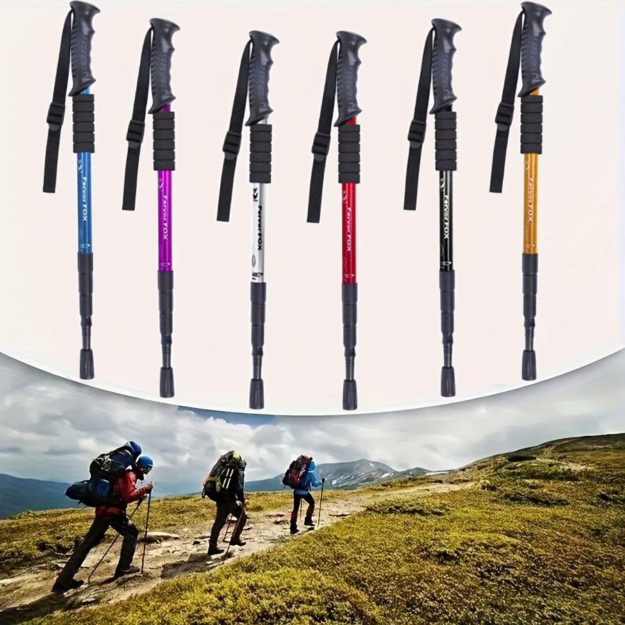 Adjustable Trekking Pole with Wrist Strap
