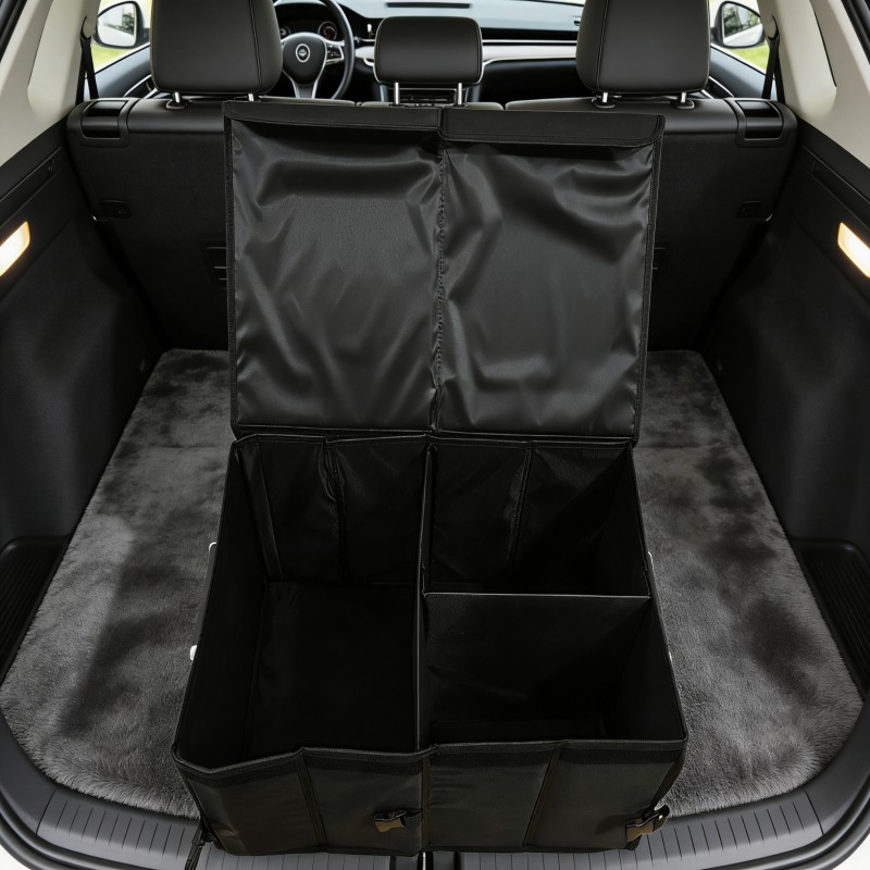 Foldable Car Trunk Organizer with Lid — thumbnail 6
