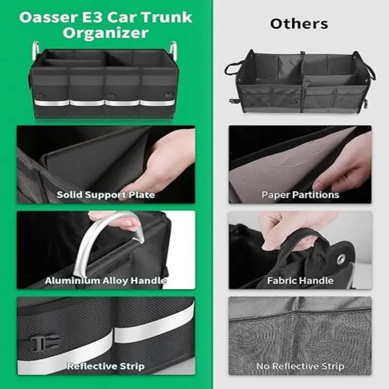 Foldable Car Trunk Organizer with Lid — thumbnail 2