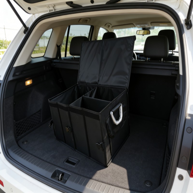 Foldable Car Trunk Organizer with Lid — thumbnail 4