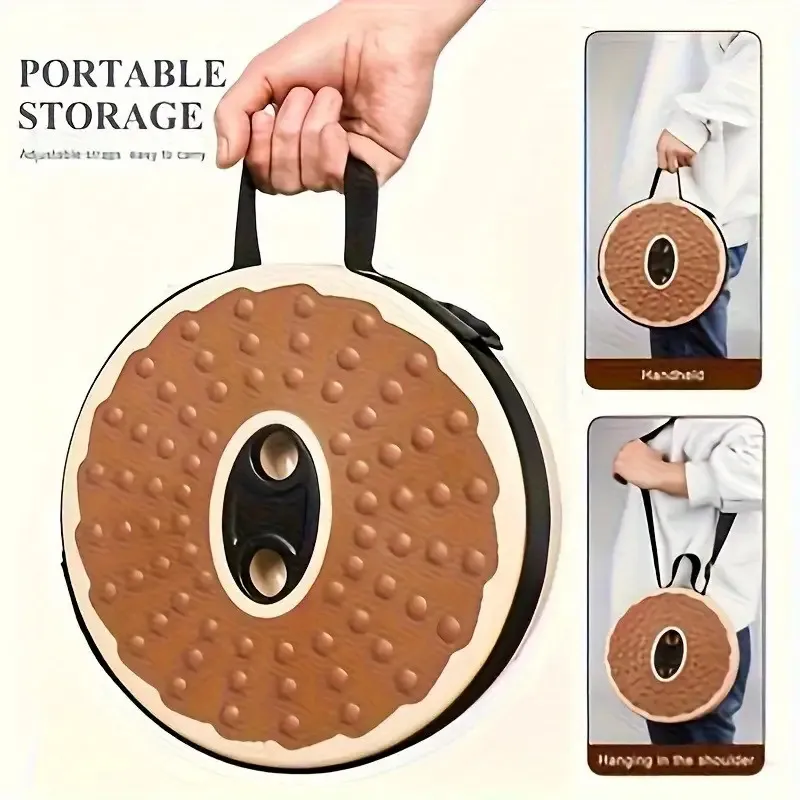 Collapsible Round Stool with Carry Strap — thumbnail 2