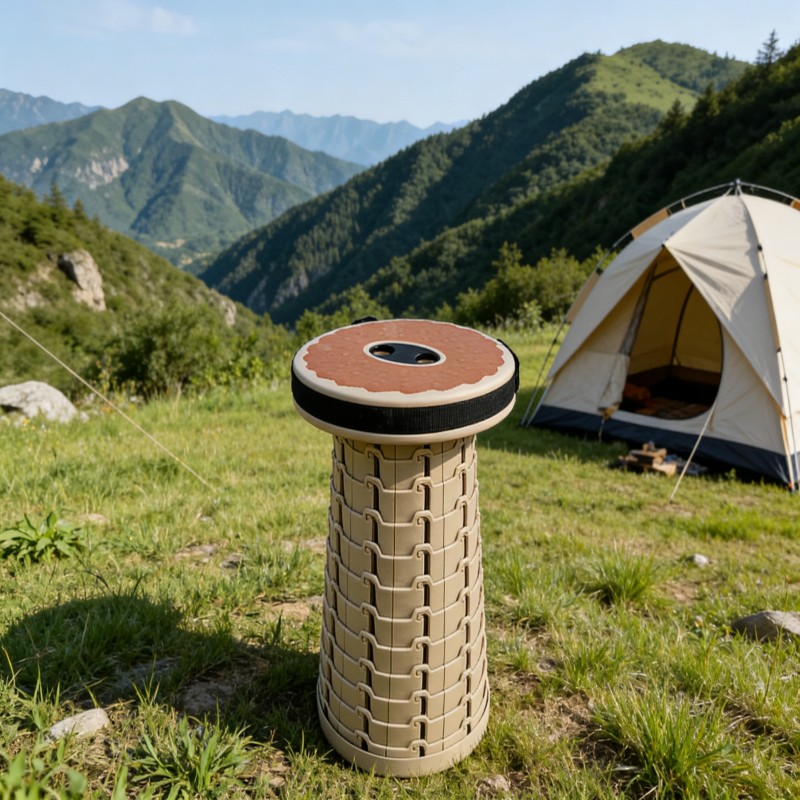 Collapsible Round Stool with Carry Strap — thumbnail 6