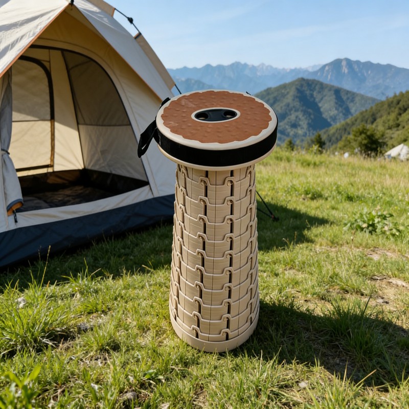 Collapsible Round Stool with Carry Strap — thumbnail 8