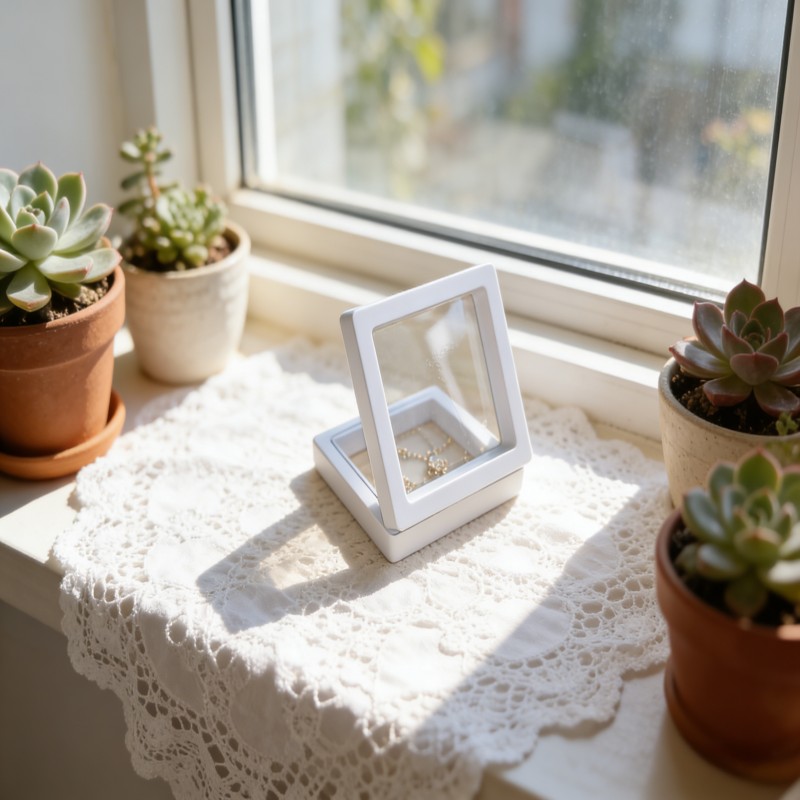 Transparent Display Frame for Jewelry and Keepsakes — thumbnail 17