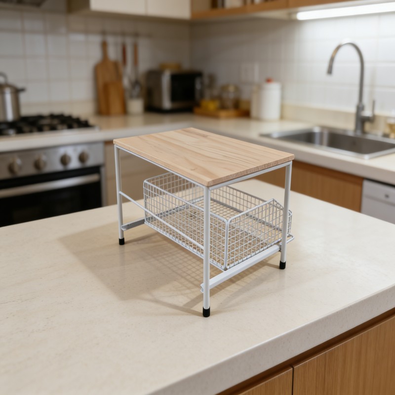 Expandable Countertop Storage Shelf — thumbnail 5