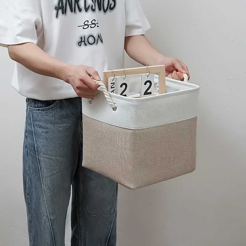 Shelf Organizer with Fabric Storage Bins — thumbnail 3