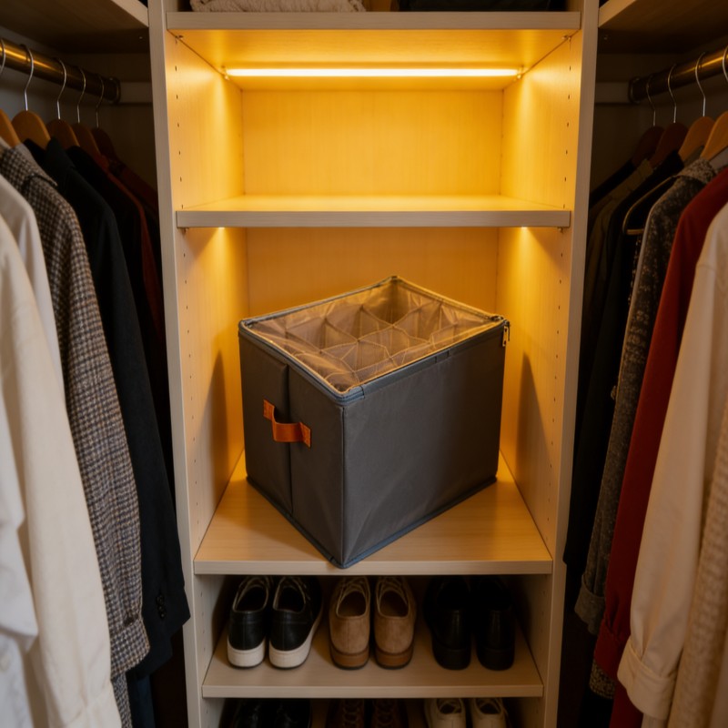 Foldable Shoe Storage Box with Lid — thumbnail 5