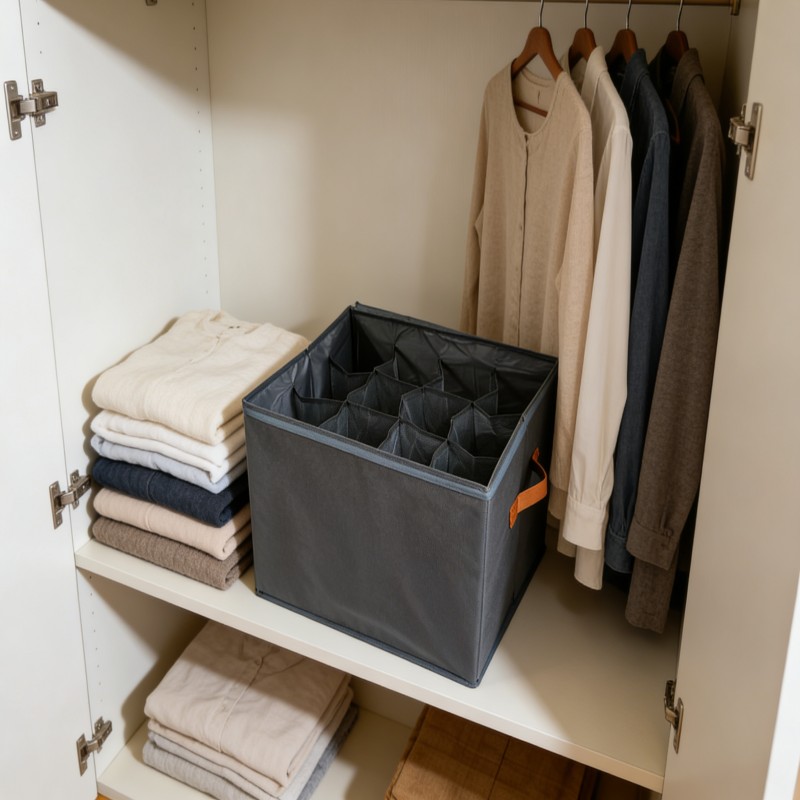 Foldable Shoe Storage Box with Lid — thumbnail 6