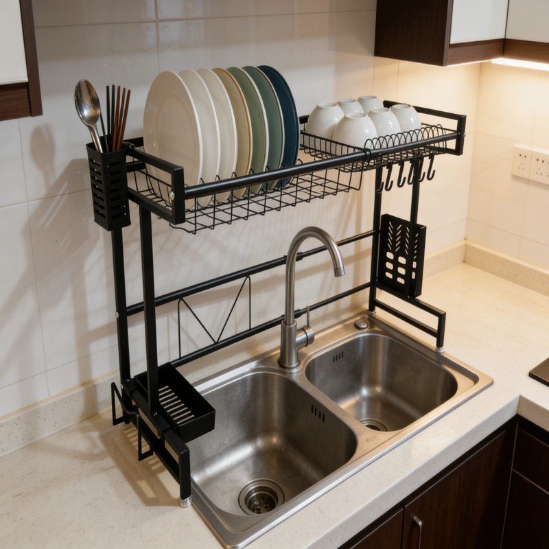 Over-Sink Dish Drying and Storage Rack — thumbnail 2