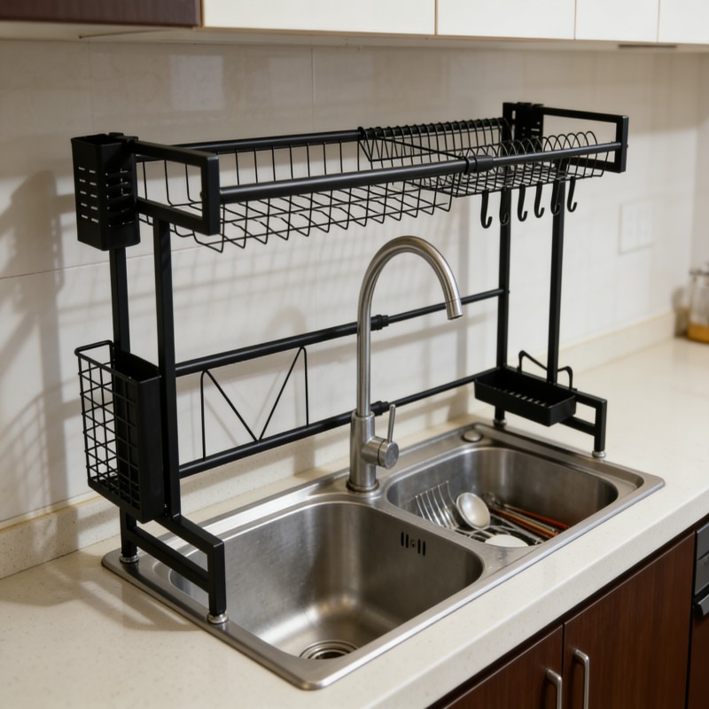 Over-Sink Dish Drying and Storage Rack — thumbnail 6
