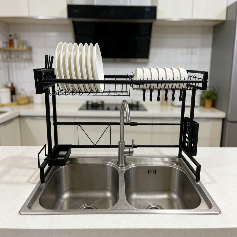 Over-Sink Dish Drying and Storage Rack — thumbnail 4