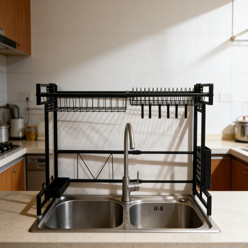 Over-Sink Dish Drying and Storage Rack — thumbnail 3