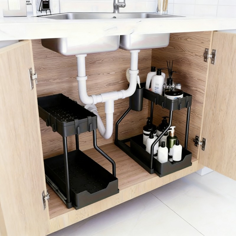 Under-Sink Sliding Storage Organizer — thumbnail 2