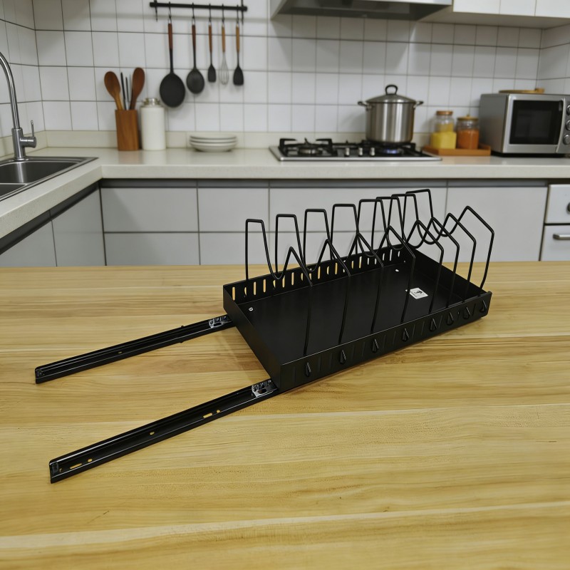 Countertop Pot Lid and Cutting Board Organizer — thumbnail 6