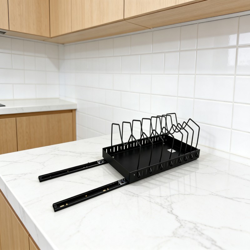 Countertop Pot Lid and Cutting Board Organizer — thumbnail 9