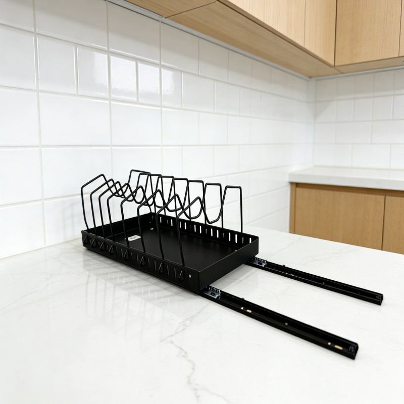 Countertop Pot Lid and Cutting Board Organizer — thumbnail 8