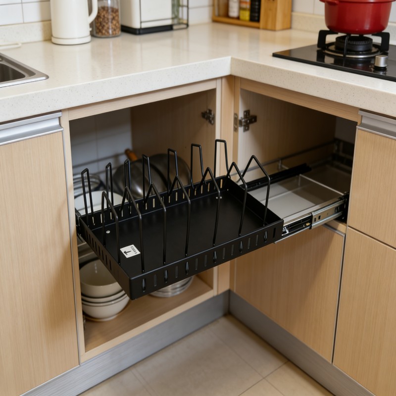 Countertop Pot Lid and Cutting Board Organizer — thumbnail 7