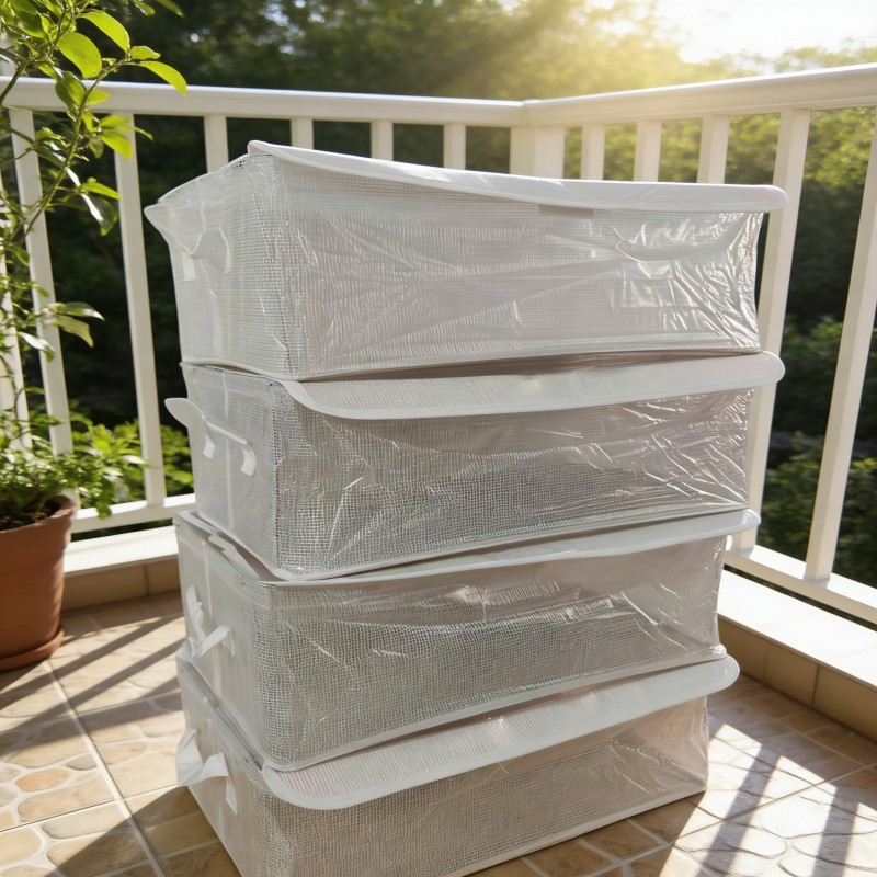 Clear Closet Storage Bin with Lid — thumbnail 9