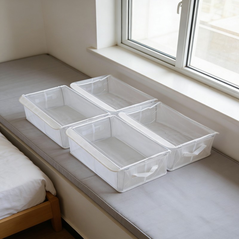 Clear Closet Storage Bin with Lid — thumbnail 6