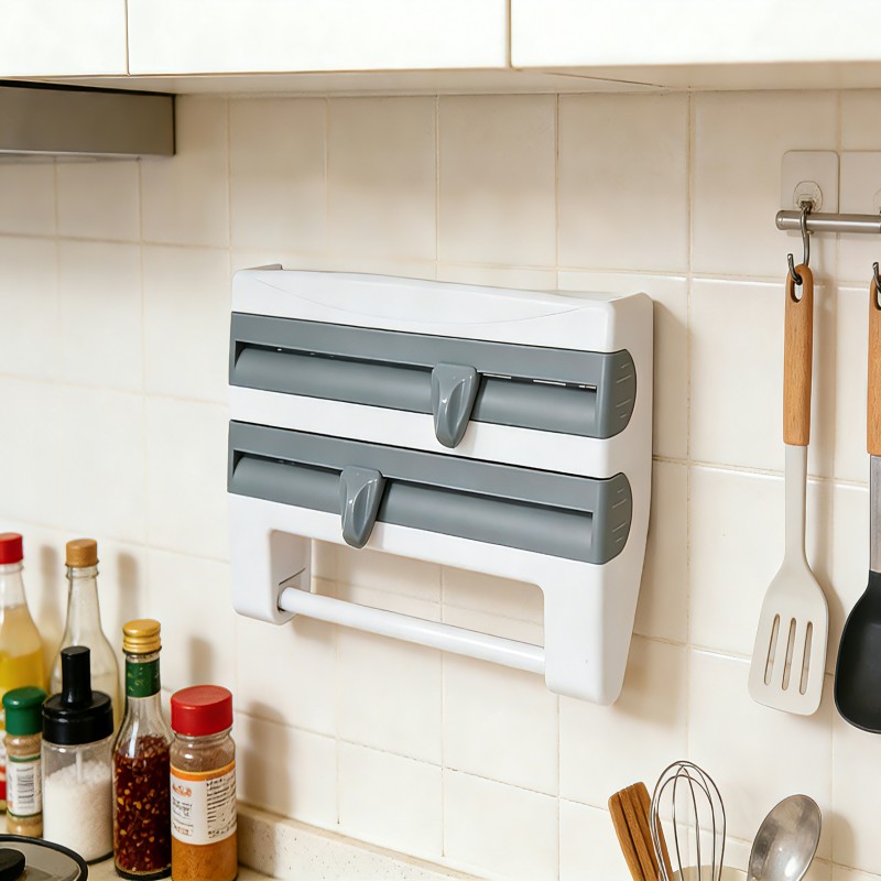 Wall-Mounted Kitchen Wrap and Foil Dispenser — thumbnail 7