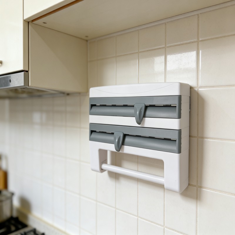 Wall-Mounted Kitchen Wrap and Foil Dispenser — thumbnail 5