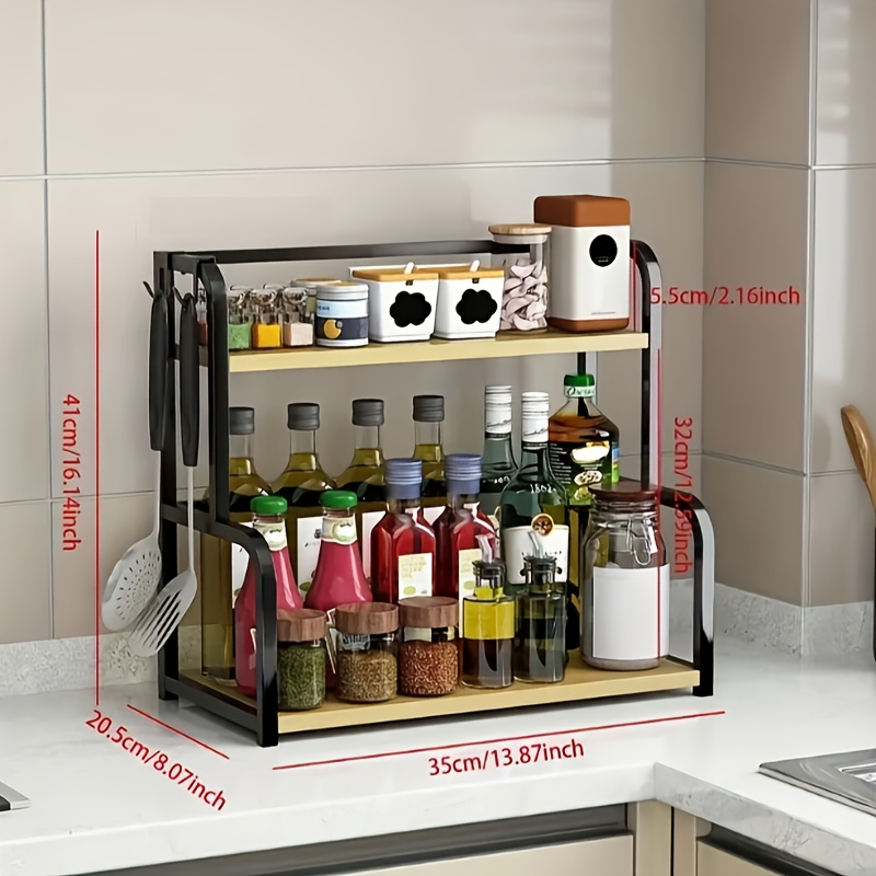 Slim Countertop Shelf with Open Storage — thumbnail 7