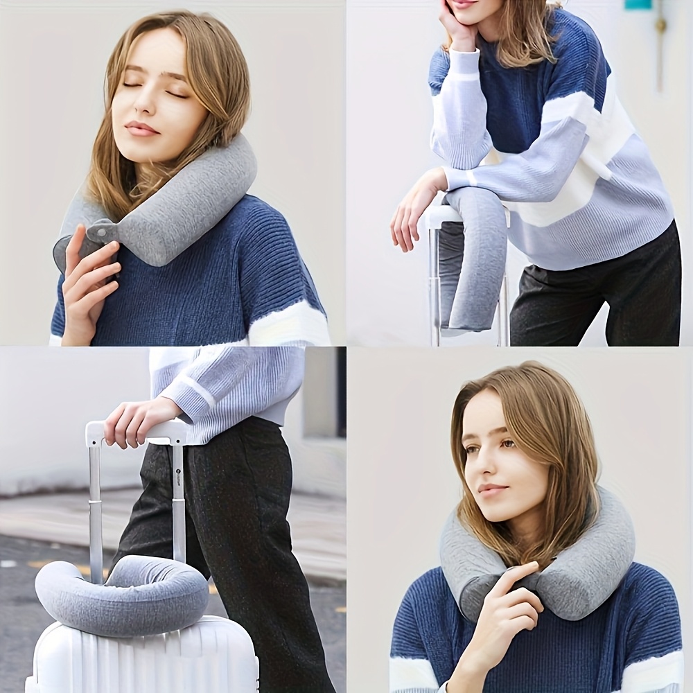 Travel Neck Pillow with Eye Mask — thumbnail 2