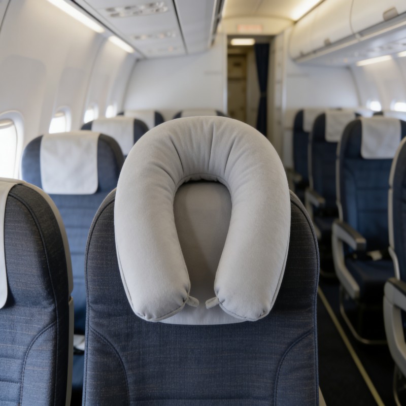 Travel Neck Pillow with Eye Mask — thumbnail 4