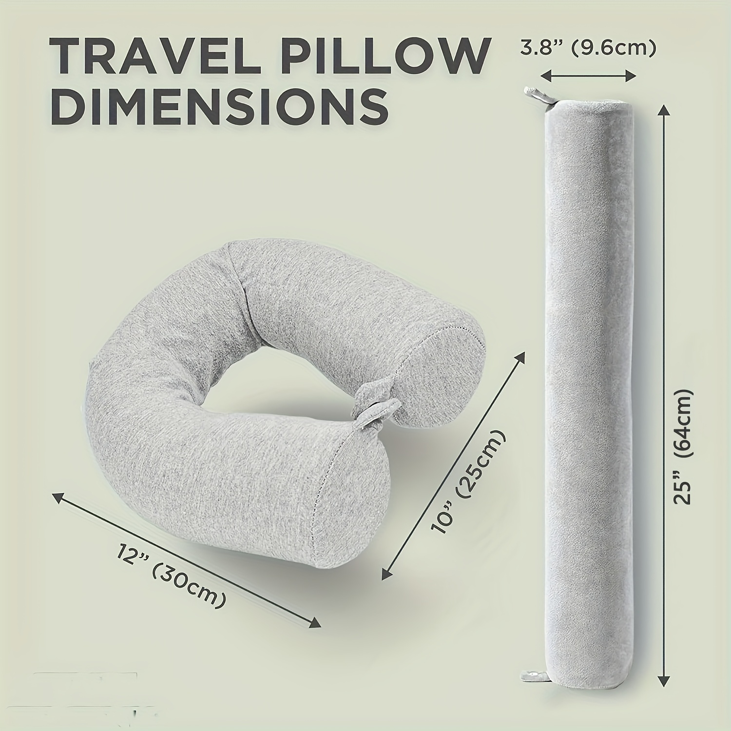 Travel Neck Pillow with Eye Mask — thumbnail 9
