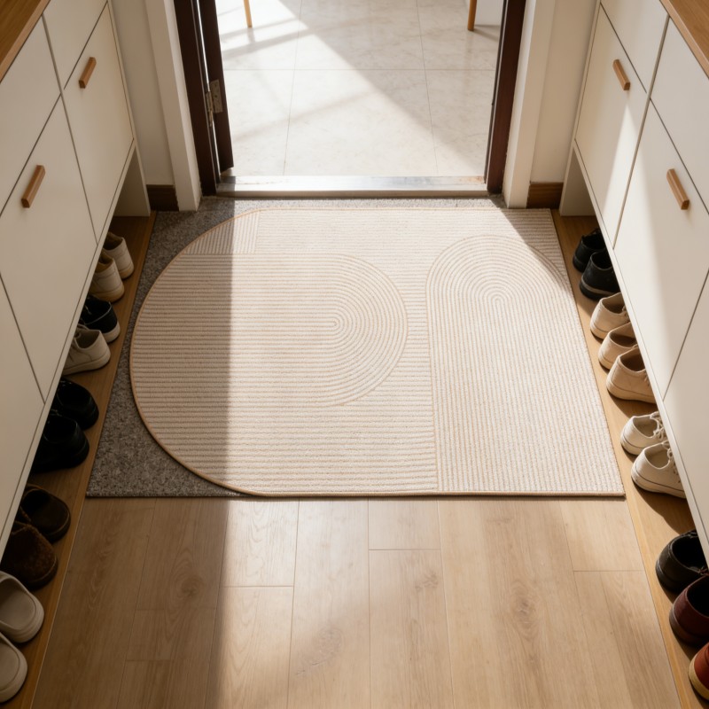 Round Floor Mat for Desk Chairs — thumbnail 3