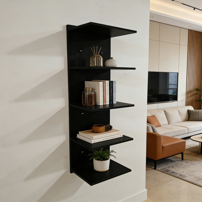 Wall-Mounted Zigzag Corner Display Shelf — thumbnail 11