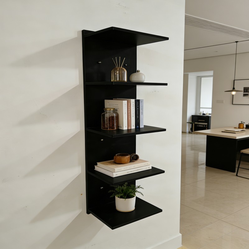Wall-Mounted Zigzag Corner Display Shelf — thumbnail 7
