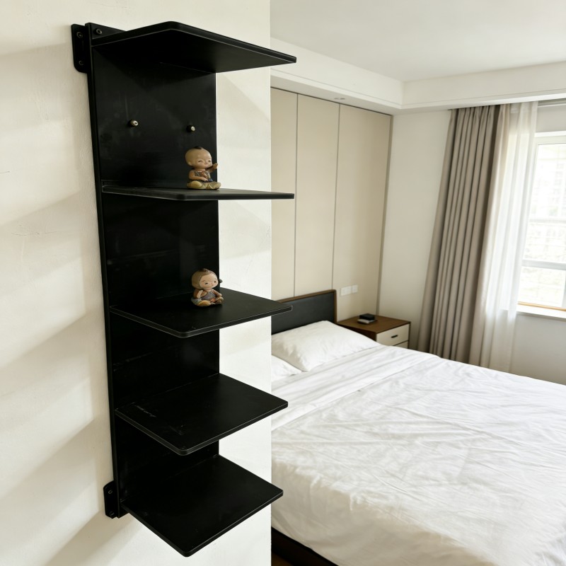 Wall-Mounted Zigzag Corner Display Shelf — thumbnail 8