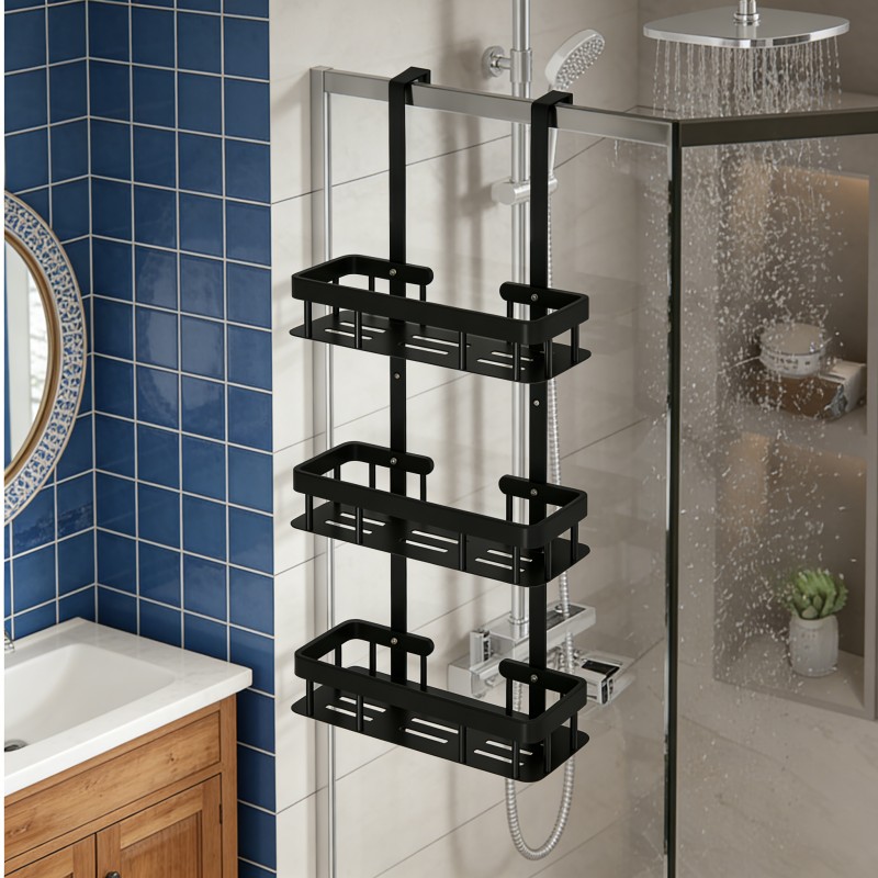 Shower Storage Caddy with Hanging Baskets — thumbnail 7