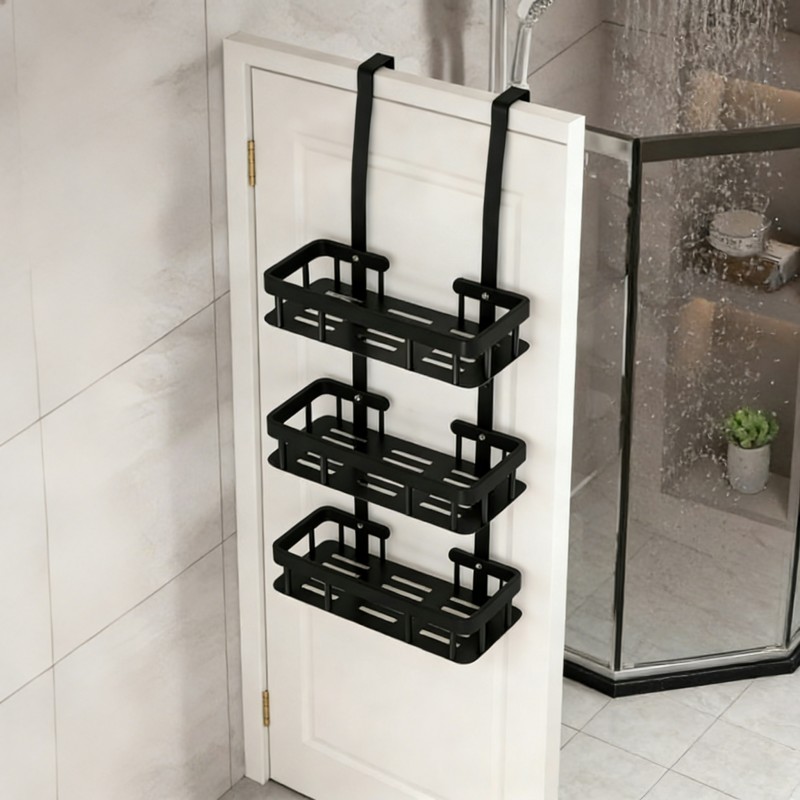 Shower Storage Caddy with Hanging Baskets — thumbnail 8