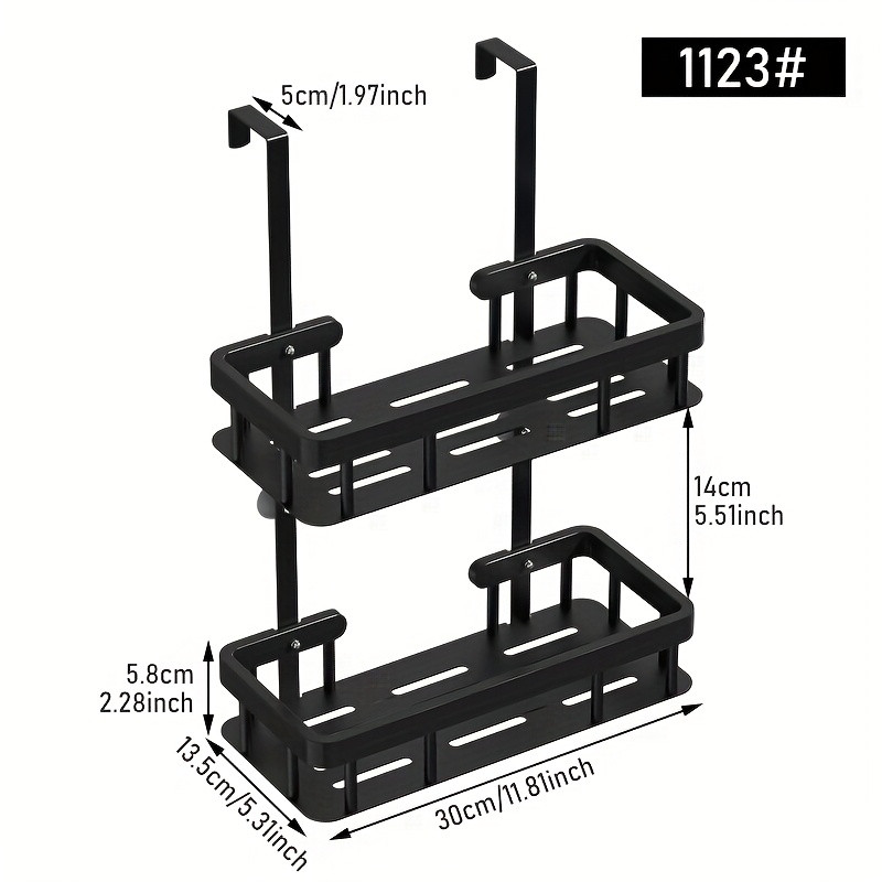 Shower Storage Caddy with Hanging Baskets — thumbnail 12