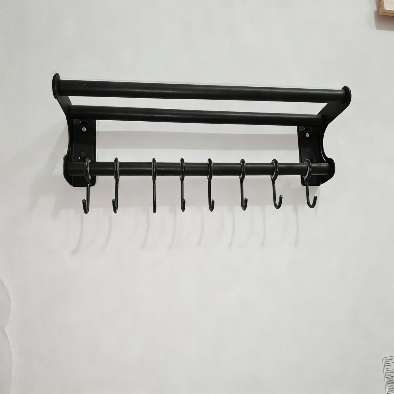 Foldable Wall Drying Rack with Hanging Hooks — thumbnail 3