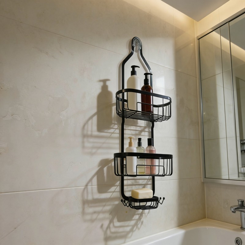 Hanging Shower Caddy with Two Baskets — thumbnail 6