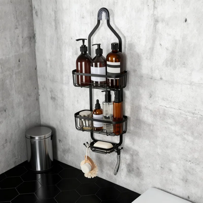 Hanging Shower Caddy with Two Baskets — thumbnail 2