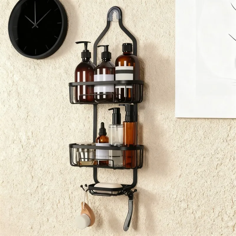 Hanging Shower Caddy with Two Baskets